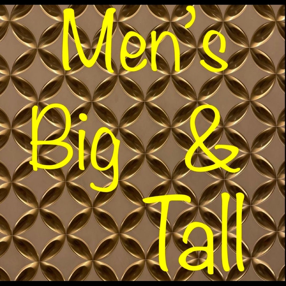 Mens Big & Tall